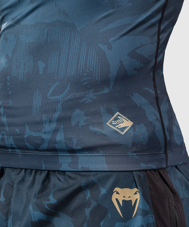 Venum Rashguard Fushiguro Krátké rukávy – Modrý