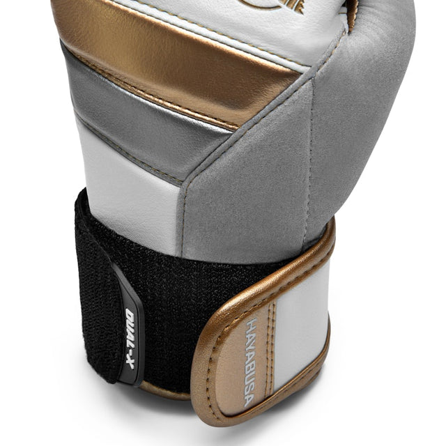 Luvas de boxe Hayabusa T3 Criança – Branco/Ouro