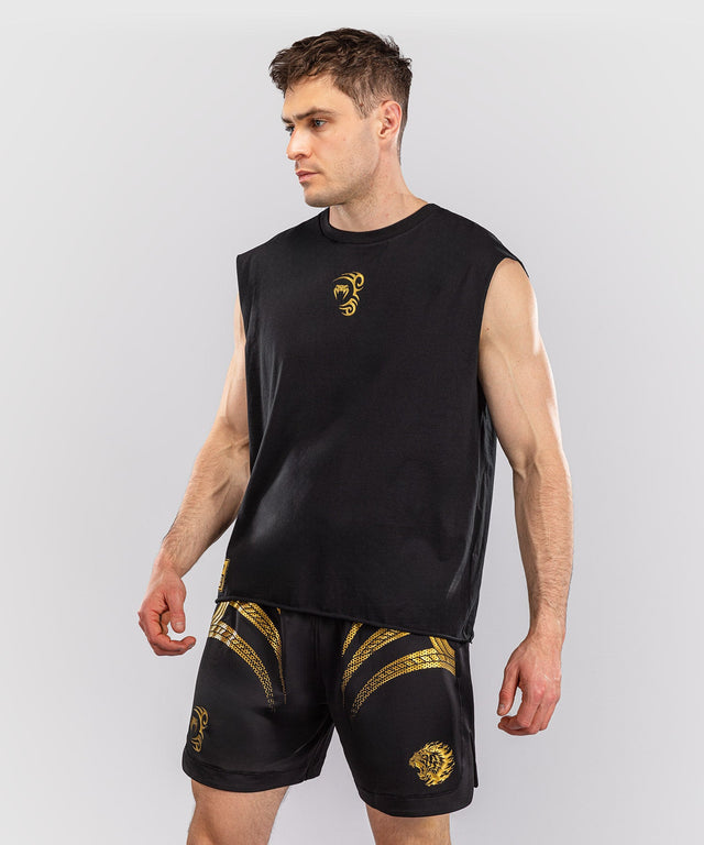 Venum x Mike Tyson T-shirt Tiger sans manches – Noir/Or