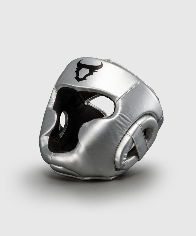 Ringhorns Charger Headgear Argento/Nero - vista laterale