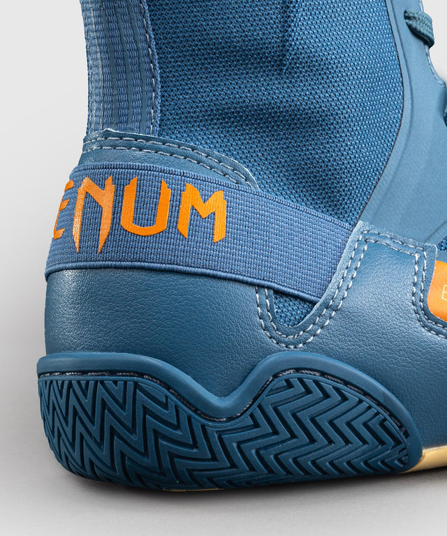 Venum Boxschuhe Elite Neo – Stahlblau/Orange