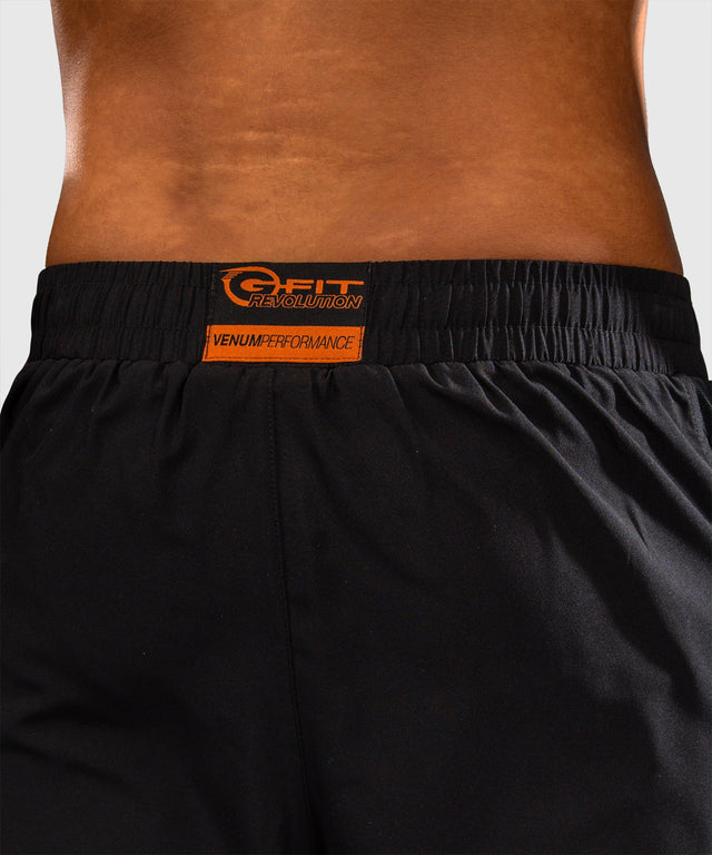 Shorts d'entraînement Venum G-Fit Revolution – Noir/Cuivre