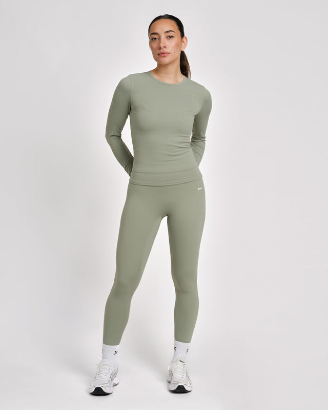 Caged Aspire Long Sleeves - Sage Green