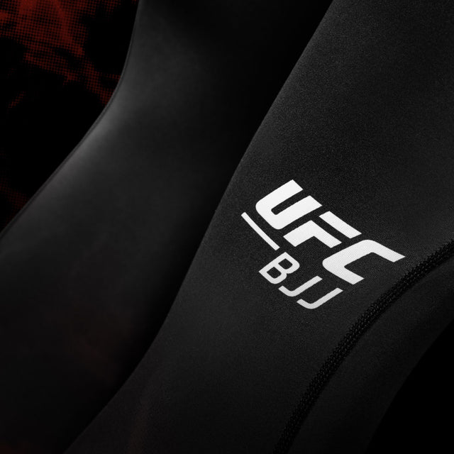 Legíny Hayabusa x UFC BJJ – Dámské – Černé/Červené
