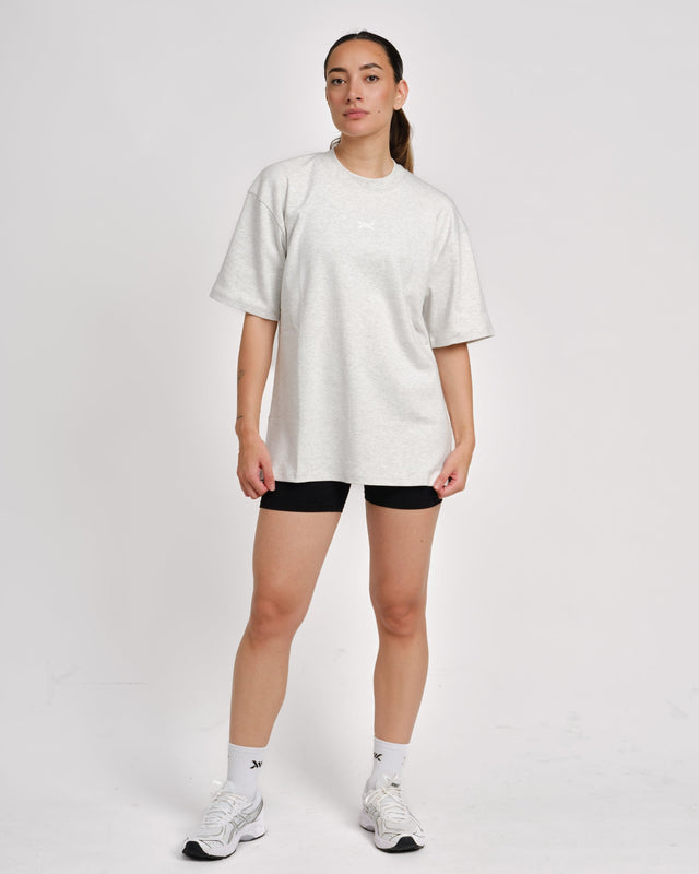 Caged T-Shirt 'CBU' - Lysegrå