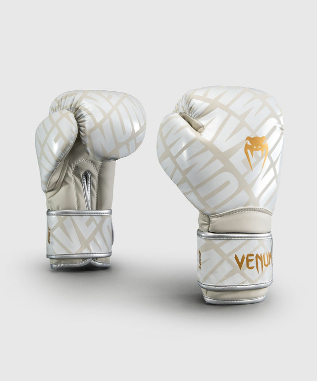 Venum Contender 1.5 XT Boxningshandskar – Crème Vit/Guld