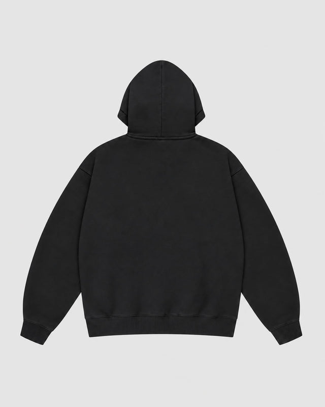 Caged Hoodie Varsity – Sort