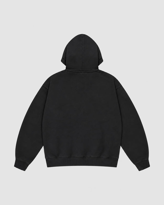 Caged Hoodie Varsity – Sort