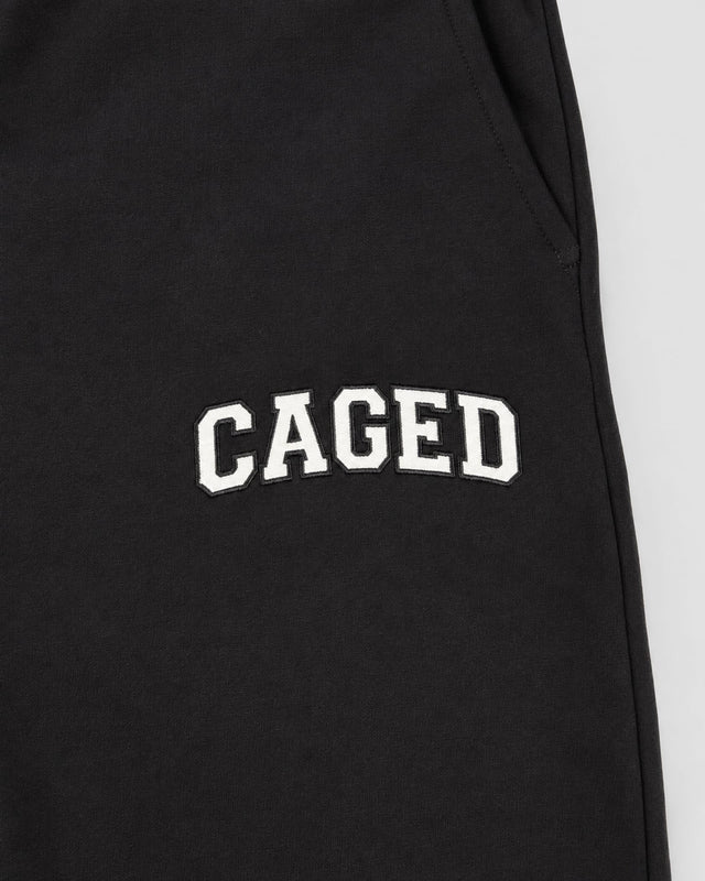 Caged Jogging-Hose Varsity – Schwarz