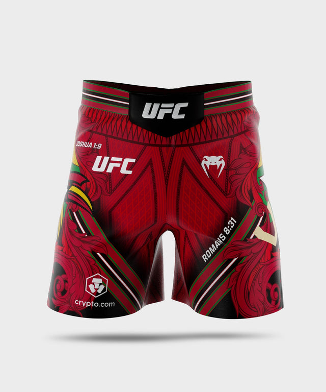 Calções de MMA Venum UFC Adrenaline Unrivaled Josh Van – Vermelho
