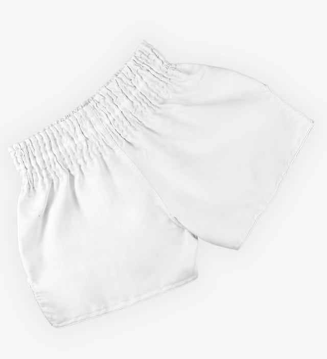 Caged Muay Thai Shorts Classic – Vit/Svart dam