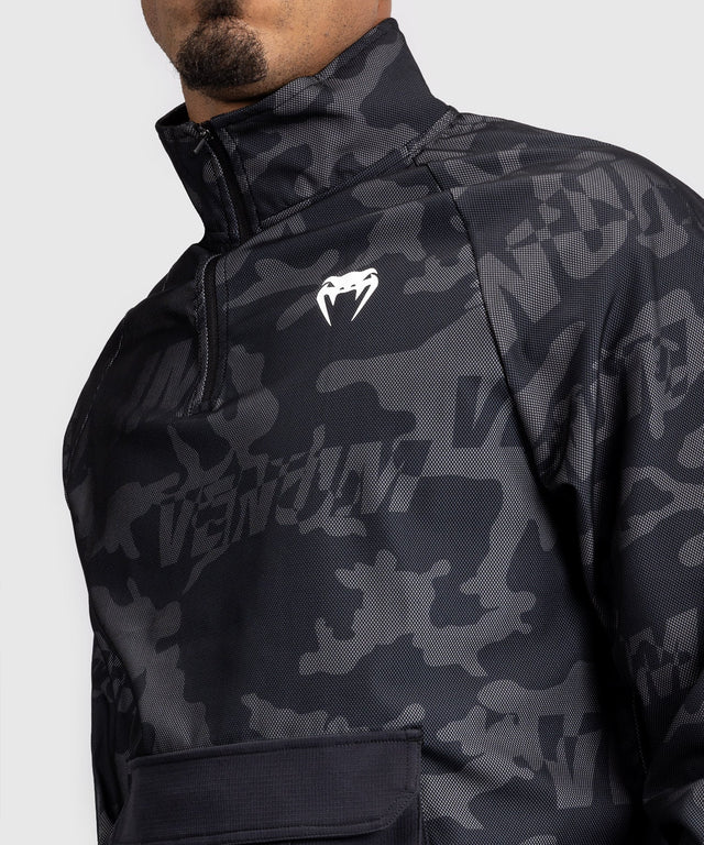 Chaqueta de entrenamiento Venum Trooper – Negro/Gris oscuro