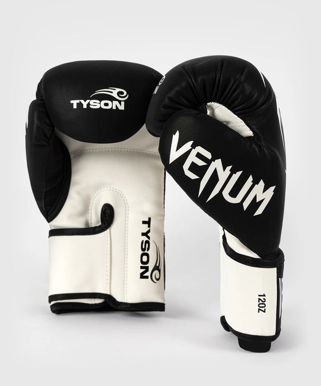 Venum x Mike Tyson Boxhandschuhe Replica – Schwarz/Weiß
