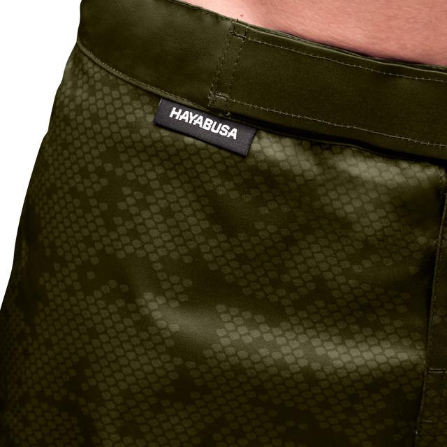 Hayabusa MMA-shorts Hex Mid-Thigh - Grøn
