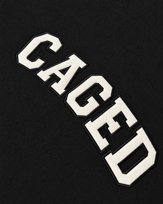 Caged Hoodie Varsity – Sort