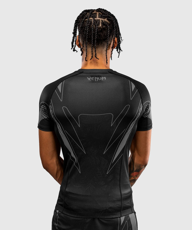 Venum Rashguard Amazonia Reborn Korta ärmar – Svart/Grå