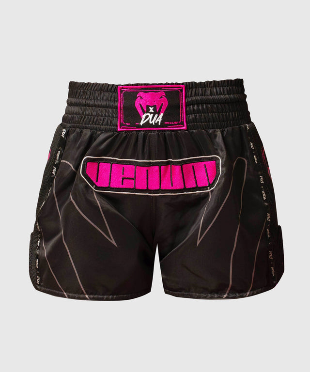 Venum Muay Thai shorts x Dua - Sort/Fuchsia Pink
