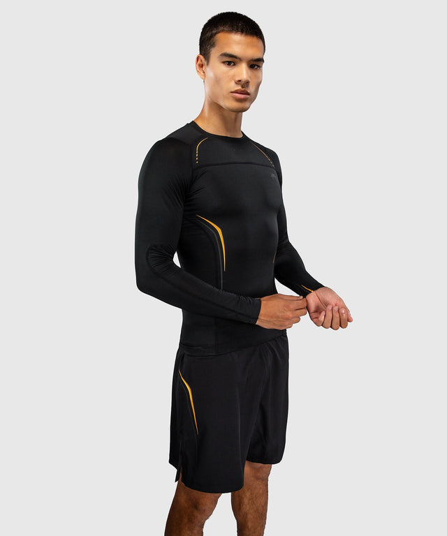 Rashguard Venum G-Core Maniche Lunghe – Nero/Oro