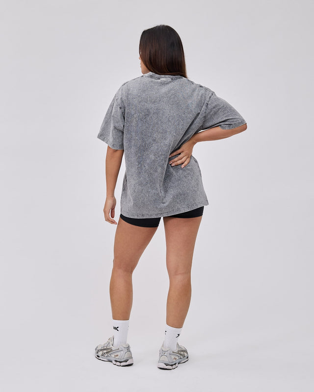 Caged Club T-shirt – Cinzento desbotado