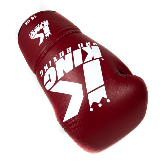 King Pro Boxing Boksehandsker BG1 med snøreluk - Rød/Sort