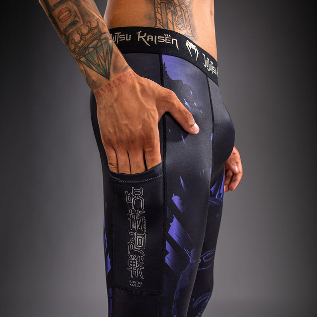 Shorts de compression Venum x Jujutsu Kaisen Gojo – Violet