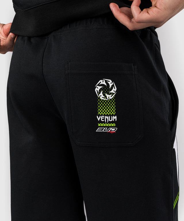 Spodenki Venum x Bud Racing – Czarne/Białe/Limonkowe