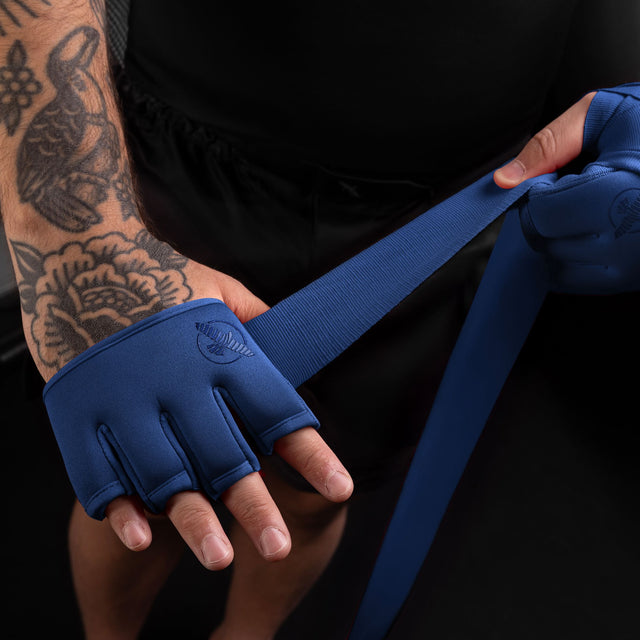 Bende da boxe Hayabusa Knuckle Guard – Blu