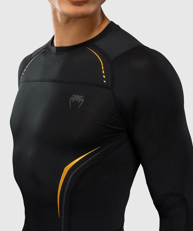Rashguard Venum G-Core Maniche Lunghe – Nero/Oro
