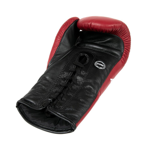 King Pro Boxing Boksehandsker BG1 med snøreluk - Rød/Sort