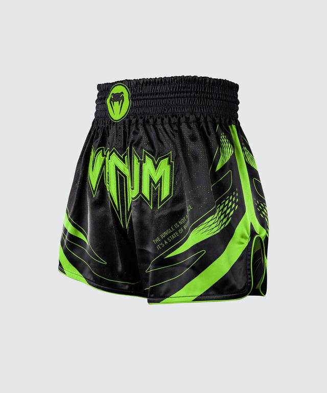 Muay Thai trenky Venum Amazonia Reborn – Černé/Zelené