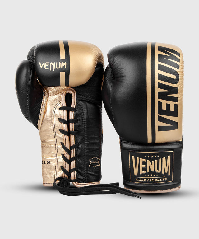 Boxerské rukavice Venum Shield – Černé/Zlaté
