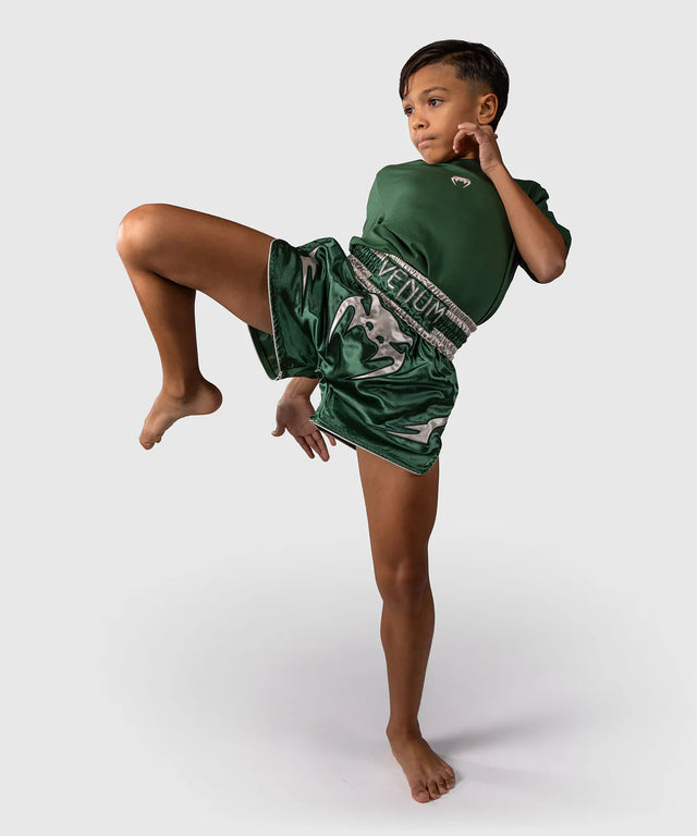 Venum Muay Thai-shorts Inferno Barn – Grön
