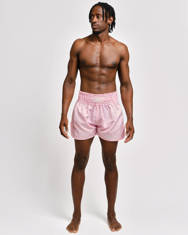 Shorts de Muay Thai Caged Classic – Rose bébé