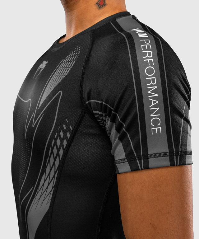 Venum Rashguard Amazonia Reborn Korta ärmar – Svart/Grå