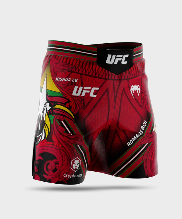 Calções de MMA Venum UFC Adrenaline Unrivaled Josh Van – Vermelho