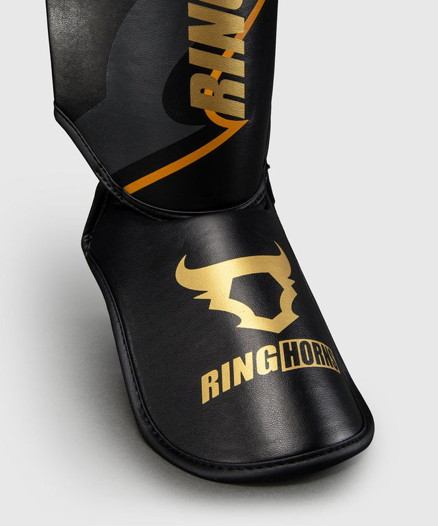 Ringhorns Benskydd Charger – Svart/Guld