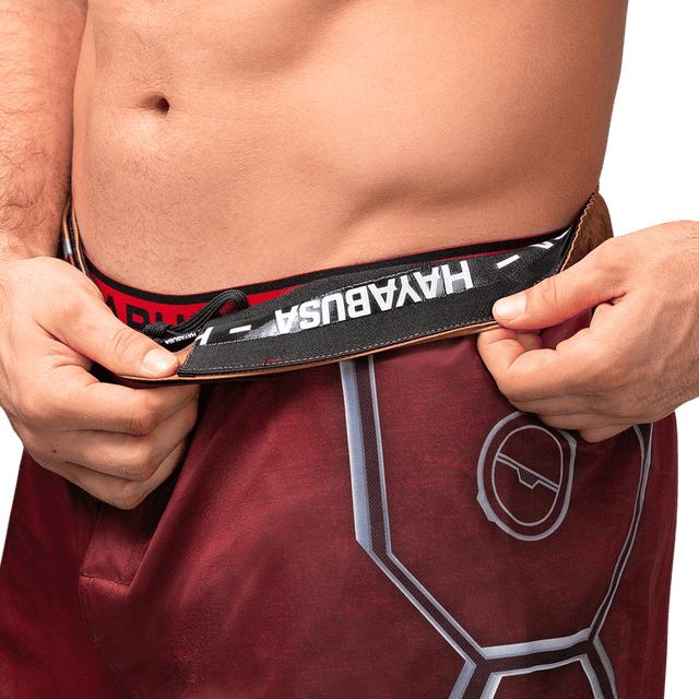 Spodenki MMA Marvel Iron Man – Czerwone
