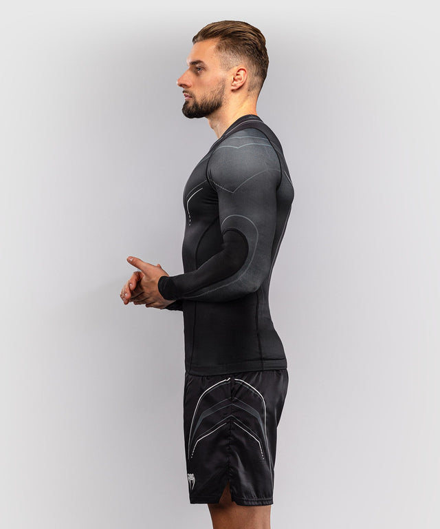 Rashguard Venum Streamline Maniche Lunghe – Nero/Bianco