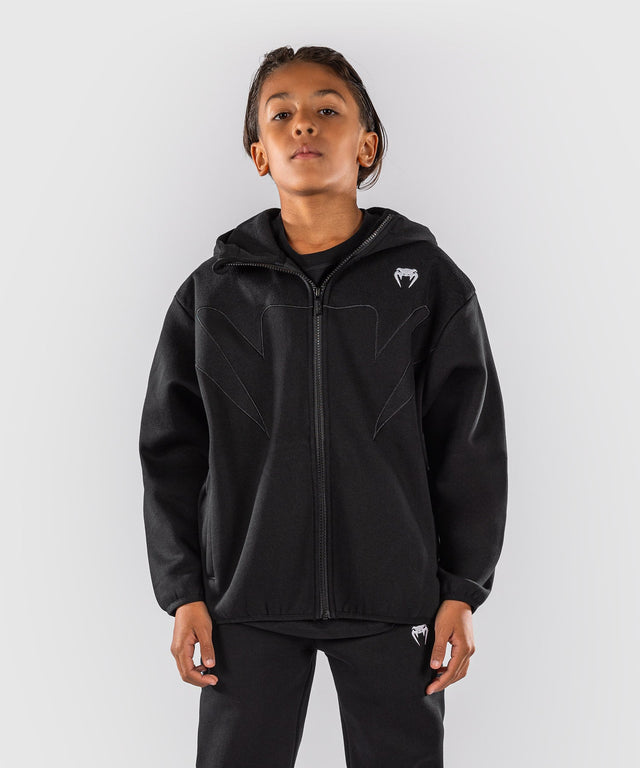 Kurtka treningowa Venum Attack Fleece & Weave Dziecięca – Czarna