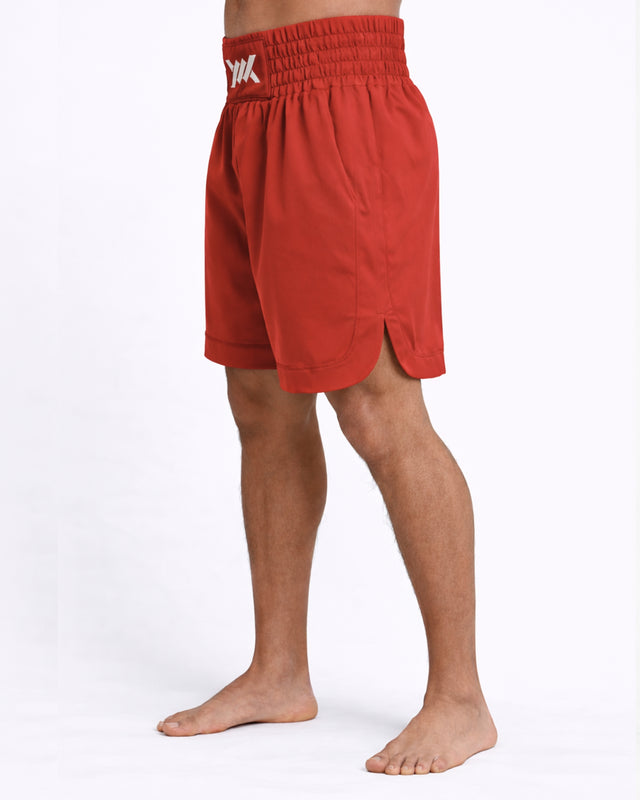 Pantaloncini da boxe Caged Classic – Rosso
