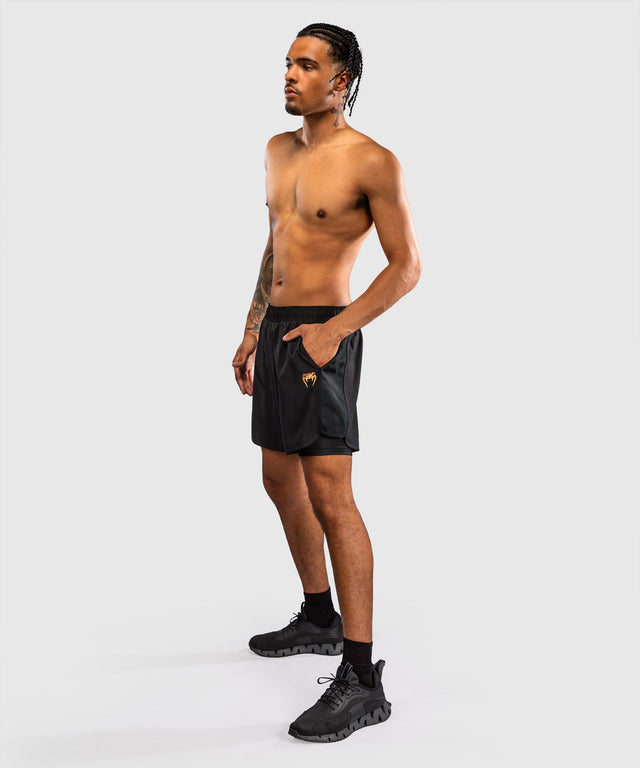 Shorts d'entraînement Venum G-Fit Revolution – Noir/Cuivre