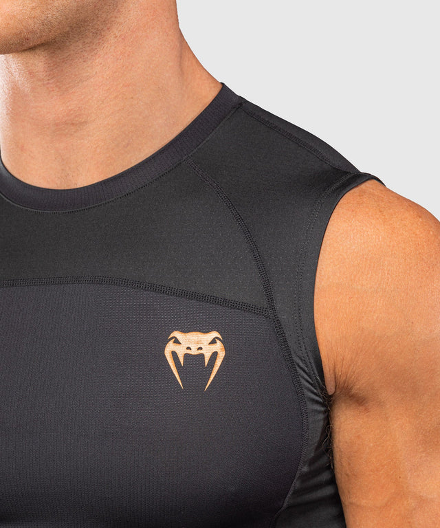 Rashguard Venum G-Fit Revolution senza maniche – Nero/Rame