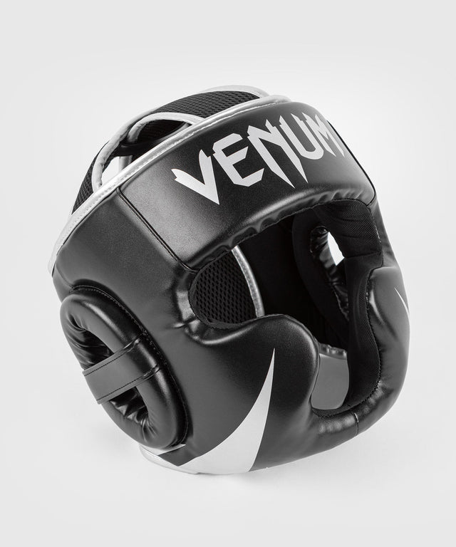 Casco da boxe Venum Challenger – Nero/Argento