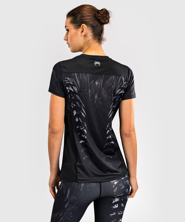 Venum T-Shirt Tiger Dry Tech Damen – Schwarz/Silber