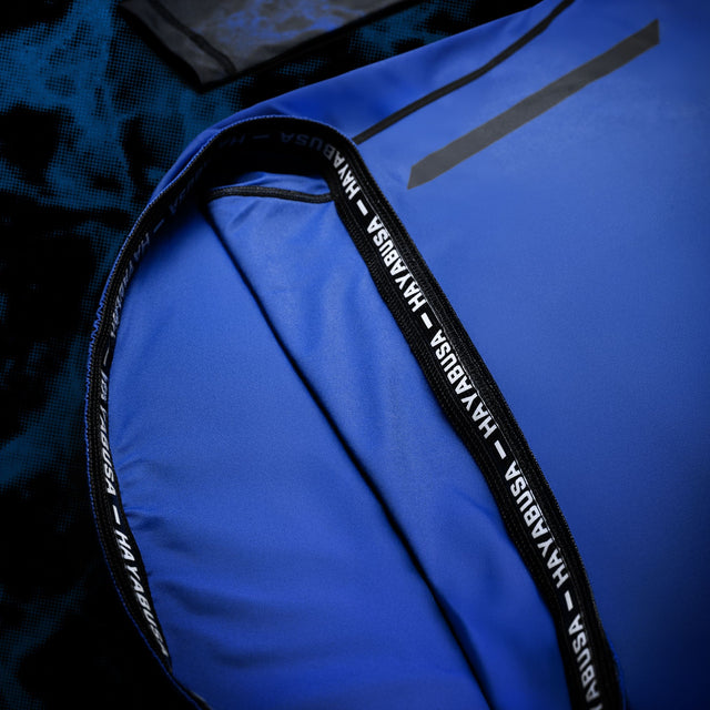 Hayabusa x UFC BJJ Rashguard Korte ærmer Dame - Sort/Blå