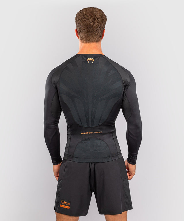 Venum Rashguard G-Fit Revolution lange ærmer - Sort/Kobber