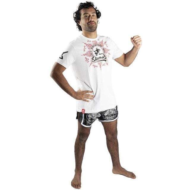 8 WEAPONS Tričko Eight Ways Yant – Bílé