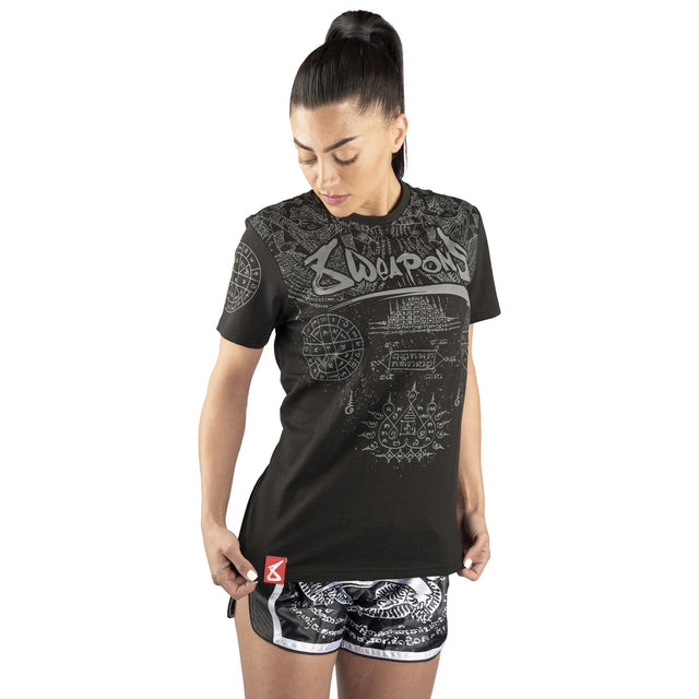 8 Weapons T-Shirt Yantra – Sort