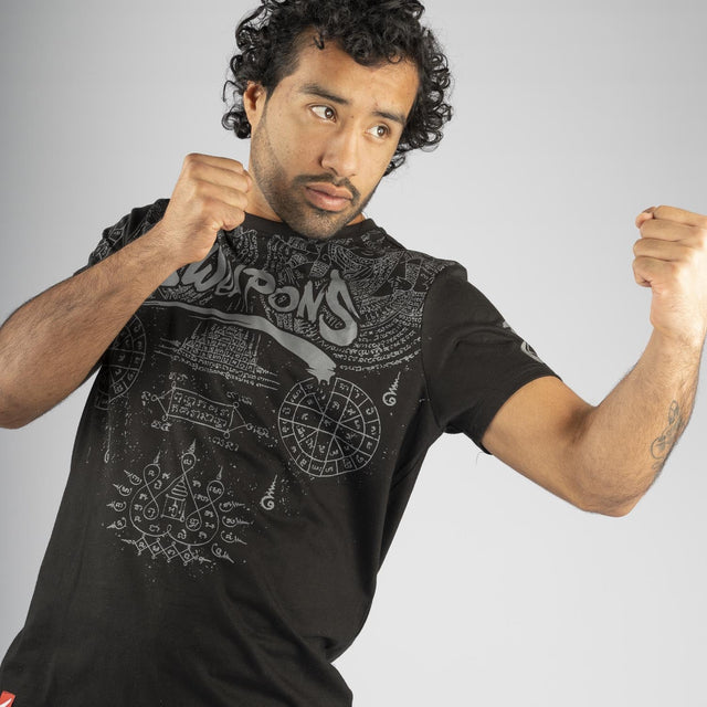 8 Weapons T-Shirt Yantra – Sort