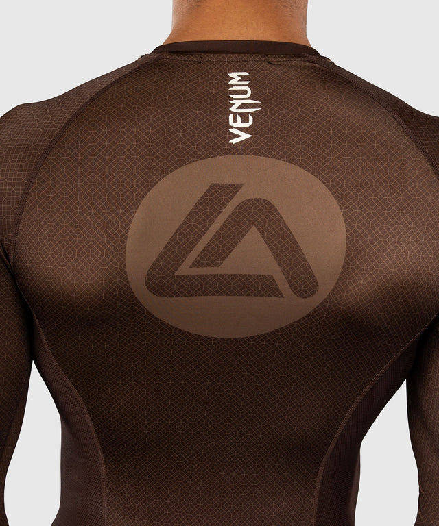 Venum Rashguard x Roger Gracie Academy Lange Ärmel – Dunkelbraun